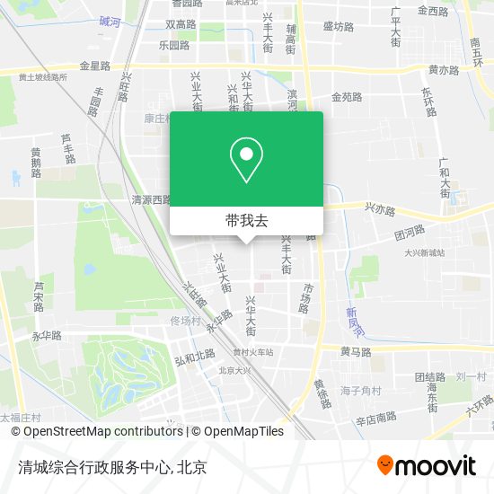 清城综合行政服务中心地图