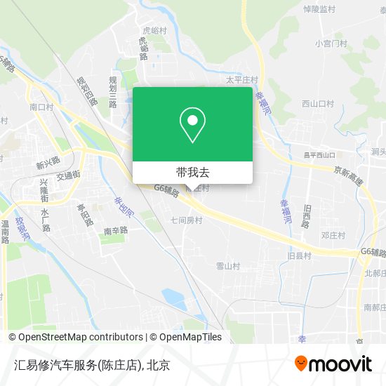汇易修汽车服务(陈庄店)地图