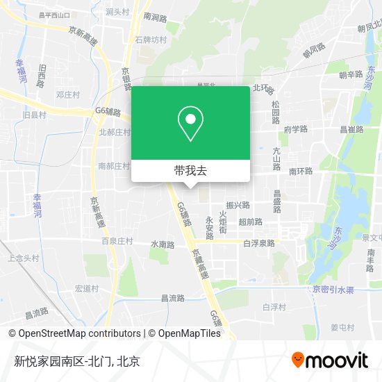 新悦家园南区-北门地图