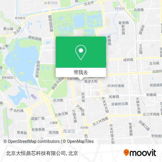 北京大恒鼎芯科技有限公司地图