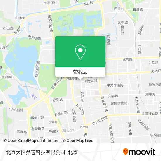 北京大恒鼎芯科技有限公司地图