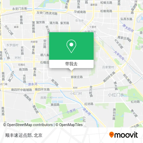 顺丰速运点部地图