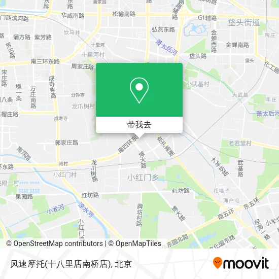 风速摩托(十八里店南桥店)地图