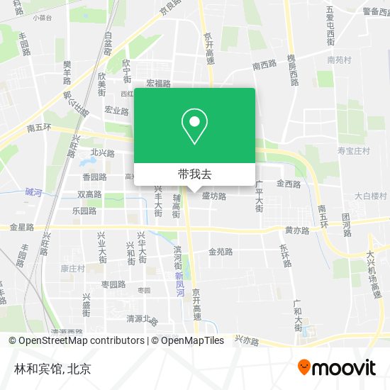 林和宾馆地图