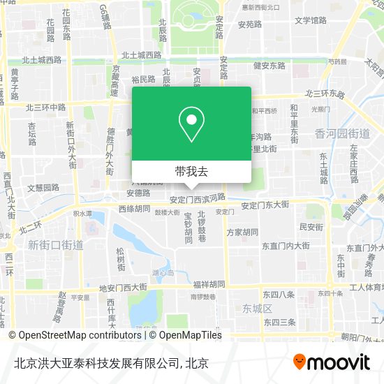 北京洪大亚泰科技发展有限公司地图