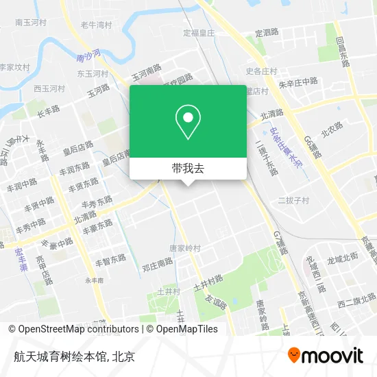 航天城育树绘本馆地图