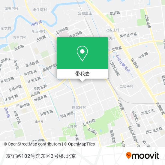 友谊路102号院东区3号楼地图