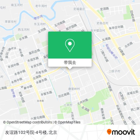 友谊路102号院-4号楼地图