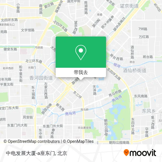 中电发展大厦-a座东门地图