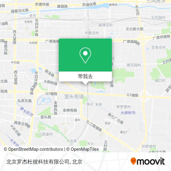 北京罗杰杜彼科技有限公司地图