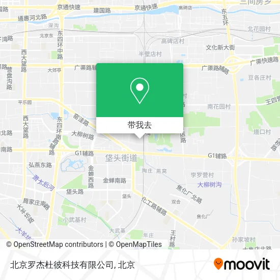 北京罗杰杜彼科技有限公司地图