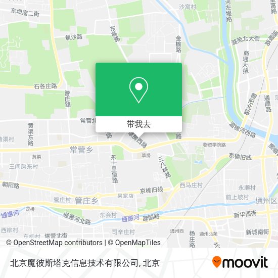 北京魔彼斯塔克信息技术有限公司地图