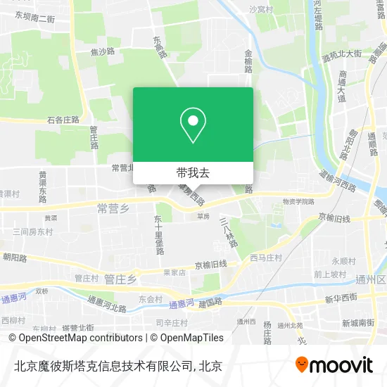 北京魔彼斯塔克信息技术有限公司地图