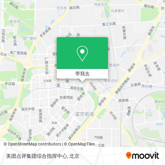 美团点评集团综合指挥中心地图