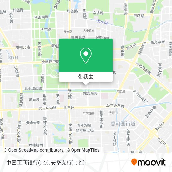 中国工商银行(北京安华支行)地图