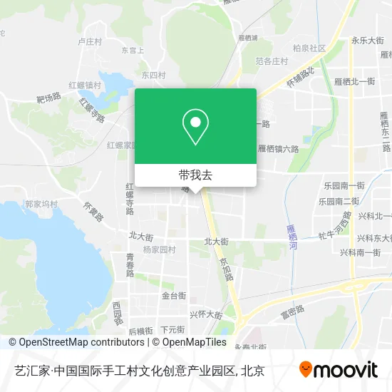 艺汇家·中国国际手工村文化创意产业园区地图
