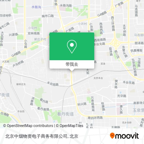 北京中烟物资电子商务有限公司地图
