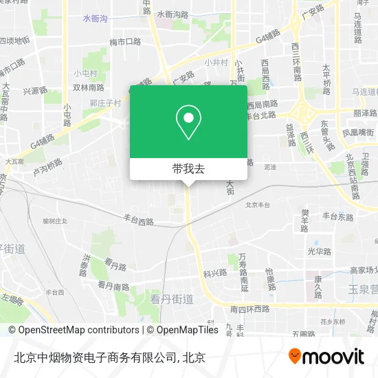 北京中烟物资电子商务有限公司地图