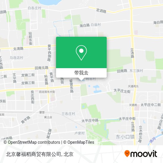 北京馨福稻商贸有限公司地图