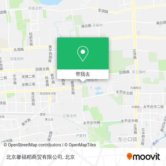 北京馨福稻商贸有限公司地图