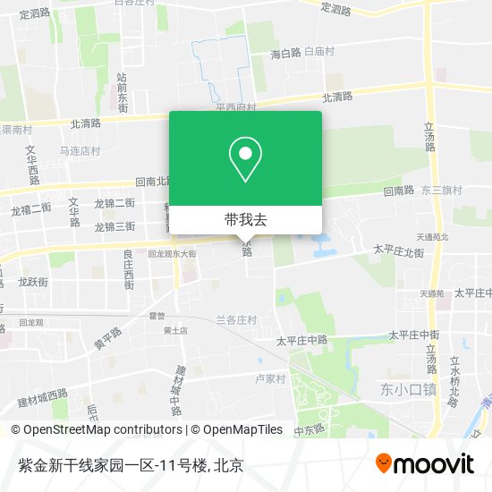 紫金新干线家园一区-11号楼地图
