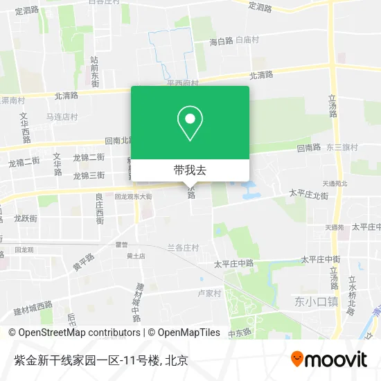 紫金新干线家园一区-11号楼地图