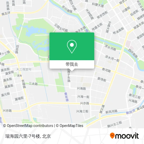 瑞海园六里-7号楼地图