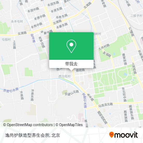 逸尚护肤造型养生会所地图