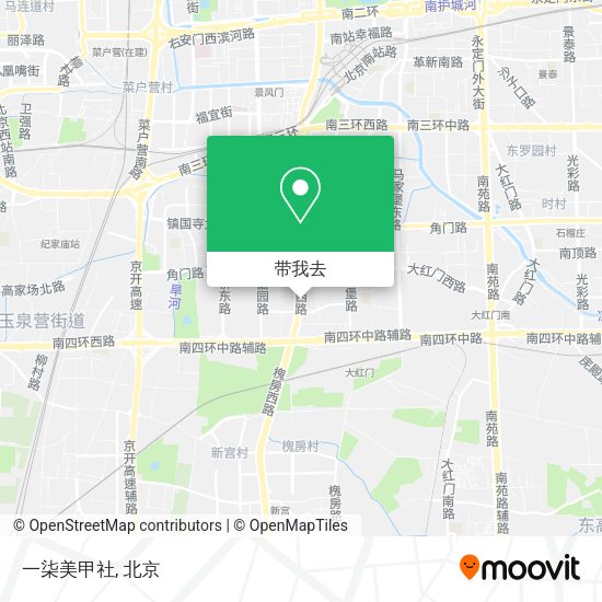 一柒美甲社地图