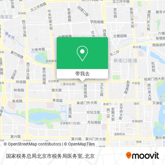 国家税务总局北京市税务局医务室地图