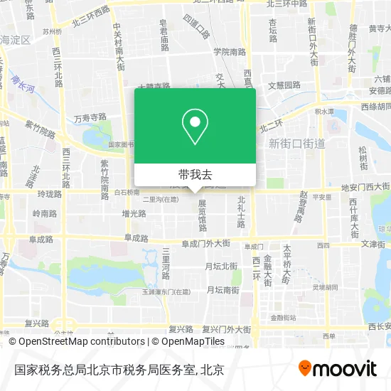 国家税务总局北京市税务局医务室地图