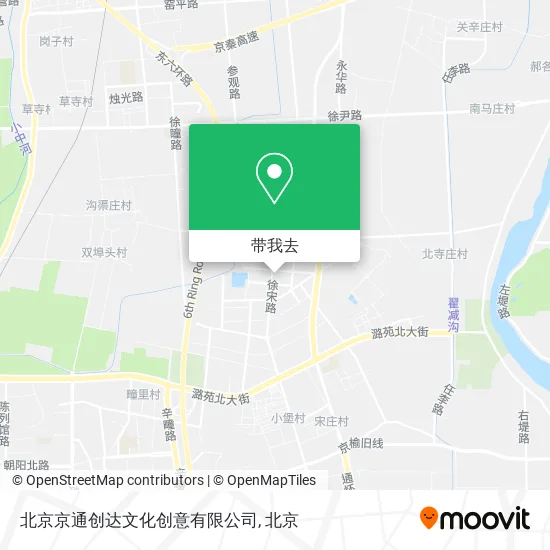 北京京通创达文化创意有限公司地图