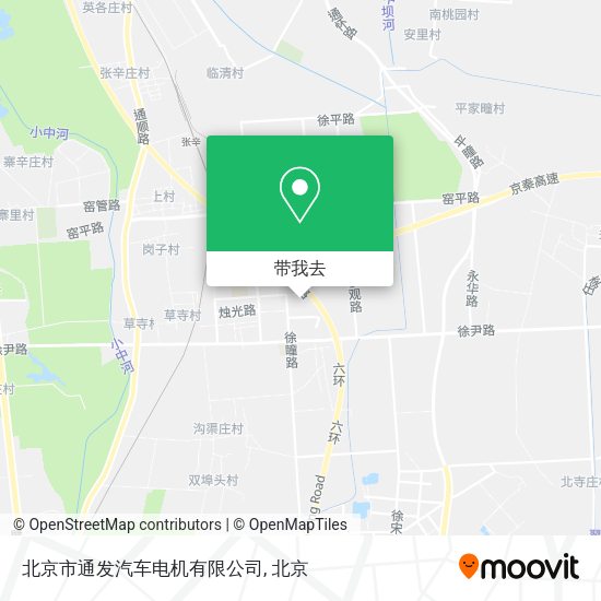 北京市通发汽车电机有限公司地图