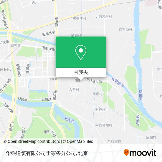 华强建筑有限公司于家务分公司地图