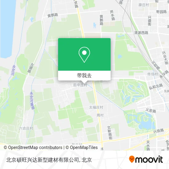 北京硕旺兴达新型建材有限公司地图