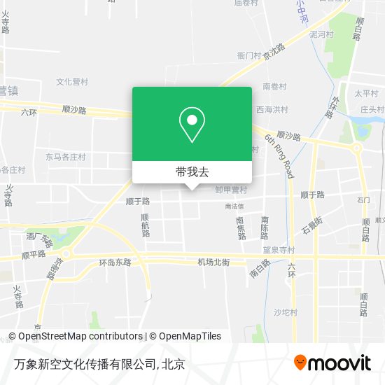 万象新空文化传播有限公司地图