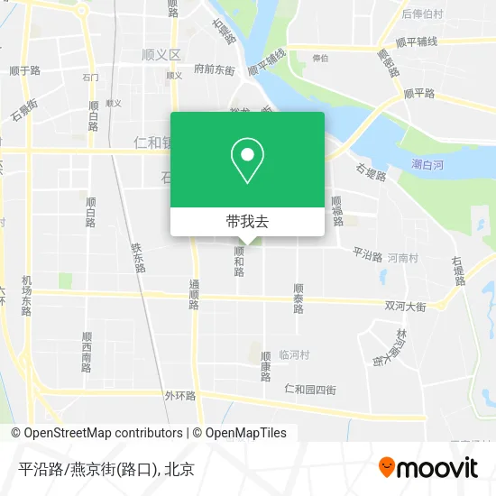 平沿路/燕京街(路口)地图