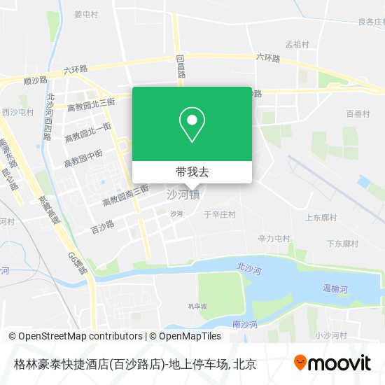 格林豪泰快捷酒店(百沙路店)-地上停车场地图