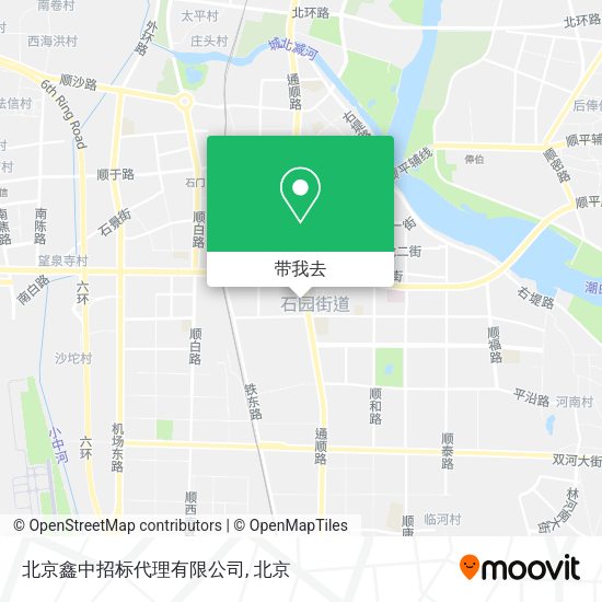 北京鑫中招标代理有限公司地图