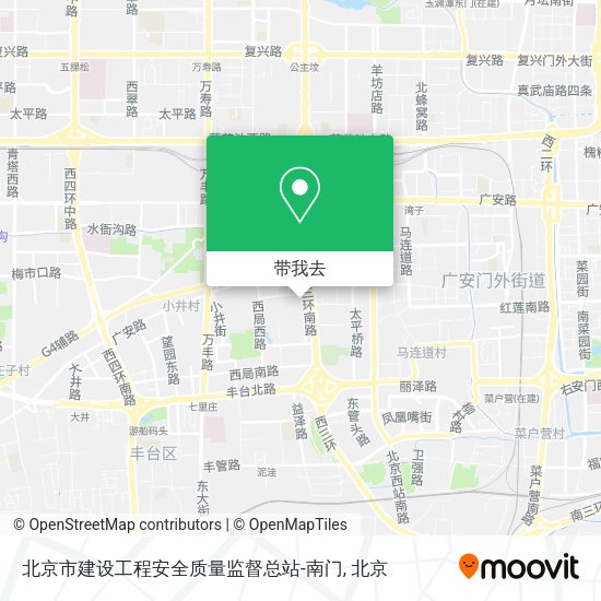 北京市建设工程安全质量监督总站-南门地图