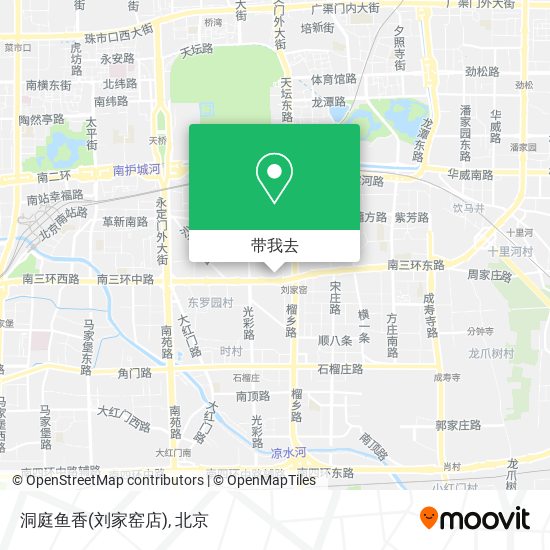 洞庭鱼香(刘家窑店)地图