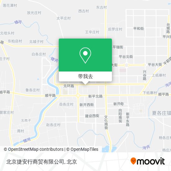 北京捷安行商贸有限公司地图
