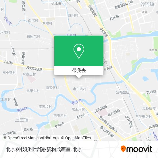 北京科技职业学院-新构成画室地图