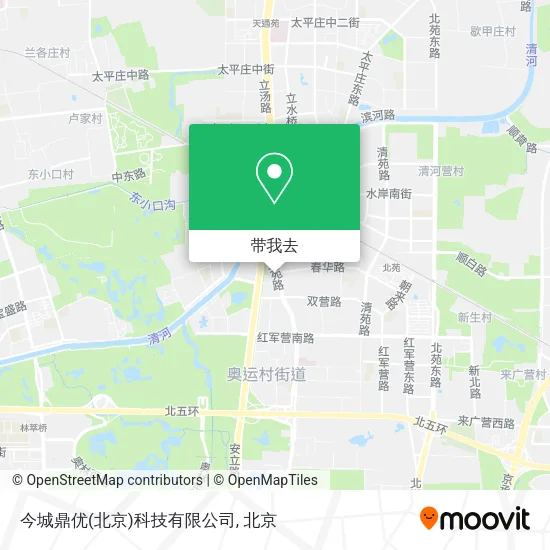 今城鼎优(北京)科技有限公司地图
