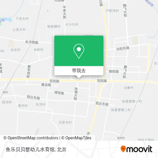 鱼乐贝贝婴幼儿水育馆地图