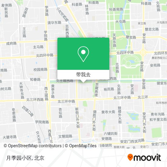 月季园小区地图