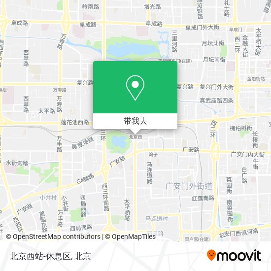 北京西站-休息区地图