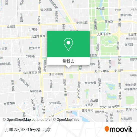 月季园小区-16号楼地图