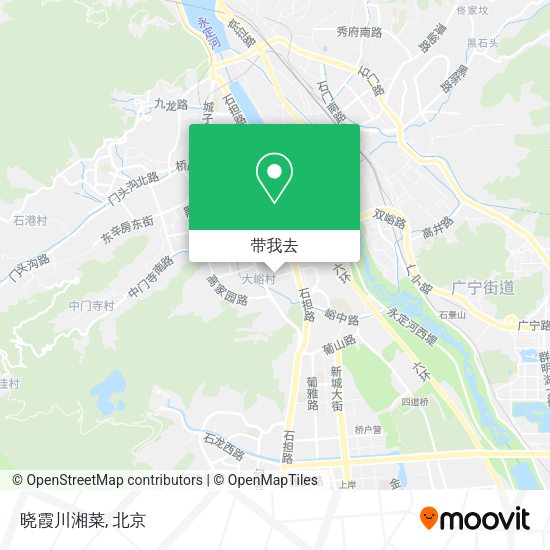 晓霞川湘菜地图