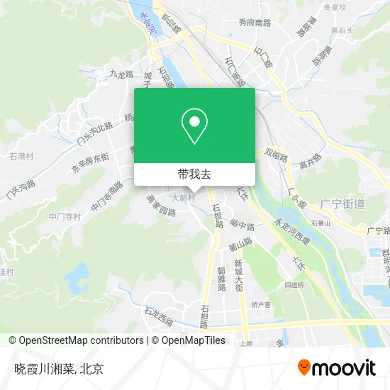 晓霞川湘菜地图